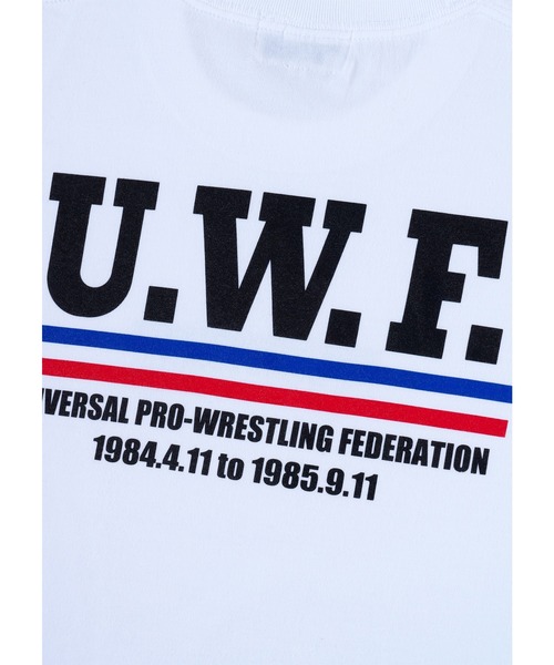 MEDICOM TOY(メディコムトイ)の「MLE U.W.F. T-SHIRTS THE WORLD GREATEST(Tシャツ/カットソー・メンズ・ブラック/ホワイト・MEDIUM/LARGE/X-LARGE)」の8枚目の写真
