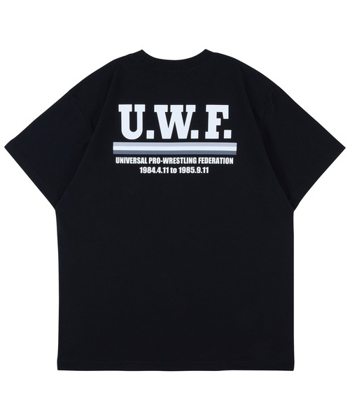 MEDICOM TOY(メディコムトイ)の「MLE U.W.F. T-SHIRTS THE WORLD GREATEST(Tシャツ/カットソー・メンズ・ブラック/ホワイト・MEDIUM/LARGE/X-LARGE)」の6枚目の写真