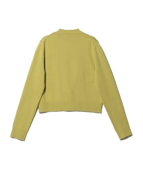 ESTNATION（エストネーション）の「ESTNATION / ミドルゲージ カーディガン（カーディガン/ボレロ・レディース・オフホワイト/イエロー/ネイビー・FREE）」の6枚目の写真