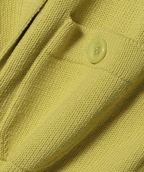 ESTNATION（エストネーション）の「ESTNATION / ミドルゲージ カーディガン（カーディガン/ボレロ・レディース・オフホワイト/イエロー/ネイビー・FREE）」の10枚目の写真