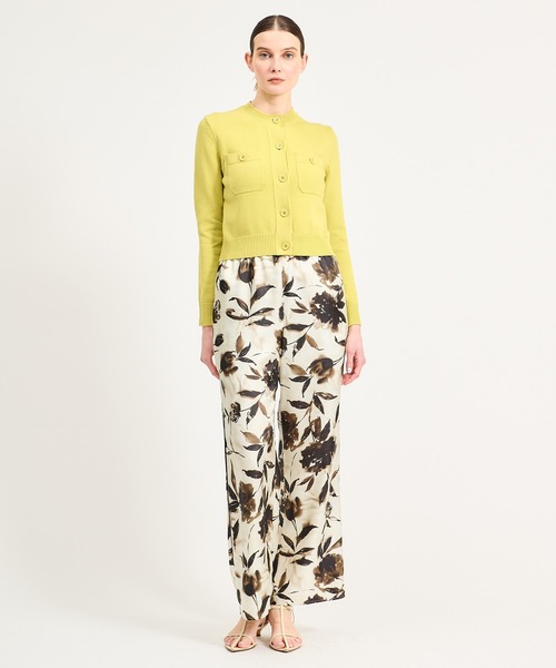 ESTNATION（エストネーション）の「ESTNATION / ミドルゲージ カーディガン（カーディガン/ボレロ・レディース・オフホワイト/イエロー/ネイビー・FREE）」の12枚目の写真