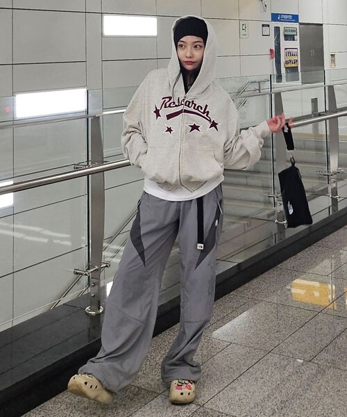FDR(エフディーアール)の「Star Logo Applique Hood Zip-Up Black(パーカー・メンズ・その他・L/S/M)」の16枚目の写真