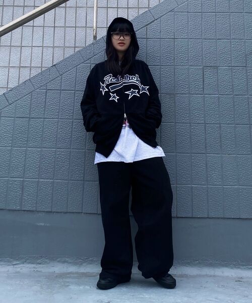 FDR(エフディーアール)の「Star Logo Applique Hood Zip-Up Black(パーカー・メンズ・その他・L/S/M)」の18枚目の写真