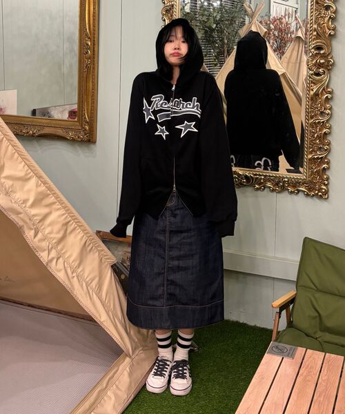 FDR(エフディーアール)の「Star Logo Applique Hood Zip-Up Black(パーカー・メンズ・その他・L/S/M)」の19枚目の写真