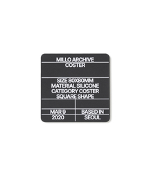 Millo Archive（ミロ アーカイブ）の「ニューモデルイージーカップコースター[ブラック]（ランチョンマット/テーブルウェア）」