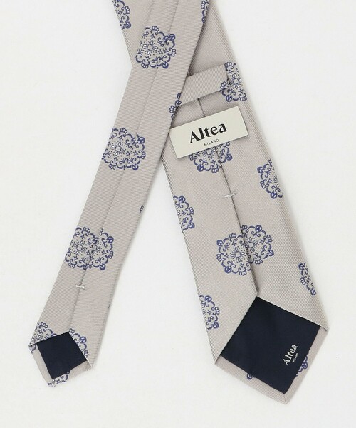 Altea（アルテア）の「＜ALTEA＞8.0cm コモン5 ネクタイ（ネクタイ・メンズ・ライトグレー・FREE）」の3枚目の写真