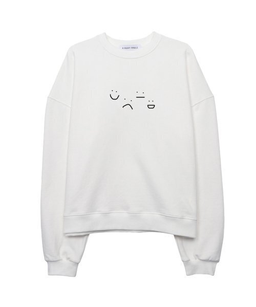 ARIGHTANGLE（アライトアングル）の「Heavycotton smile sweatshirt (3 Color)（スウェット・レディース・その他・FREE）」の2枚目の写真