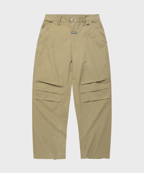 THEVINYLHOUSE(ザバイニルハウス)の「CURVED KNEE DART PANTS BEIGE(その他パンツ・メンズ・その他・S/M/L)」の3枚目の写真