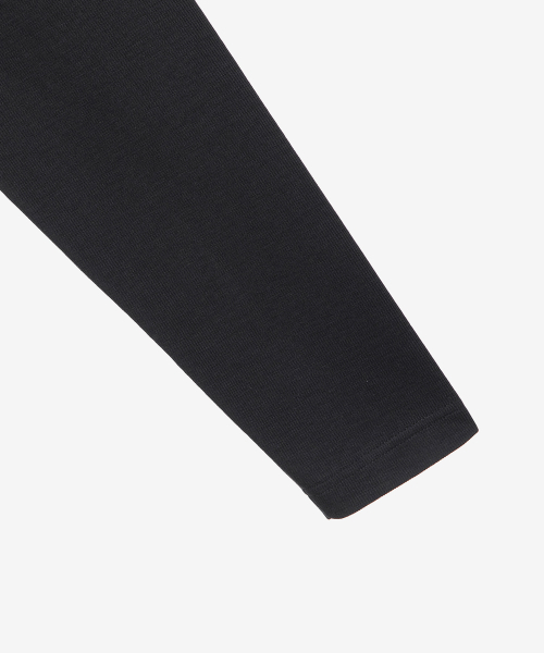 BASIC HOUSE(ベーシックハウス)の「ニットライクラウンドネック長袖TシャツブラックLZTS6105(Tシャツ/カットソー・メンズ・ブラック・FREE)」の15枚目の写真