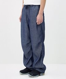 ERRORS EXCEPTED（エラーズエクスペクティド）の「PT883BL リネンパラシュートパンツ (ブルー)（スウェットパンツ）」