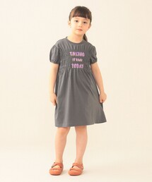 BEAMS mini | シャーリング カット ワンピース 2026SS（90～140cm）(ワンピース)