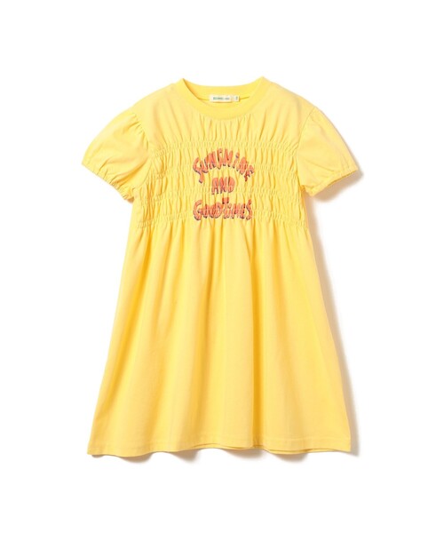 BEAMS mini(ビームスミニ)の「シャーリング カット ワンピース 2026SS(90~140cm)(ワンピース・キッズ・イエロー系その他4/チャコールグレー・140/130/120/110/100/90)」の13枚目の写真