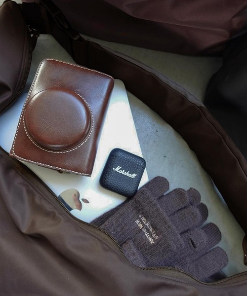 KOBE LETTUCE（コウベレタス）の「[ yuri.さんコラボ ] ナイロンショルダーバッグ（ショルダーバッグ・レディース・ブラウン/カーキブラウン/ブラック・F）」の14枚目の写真