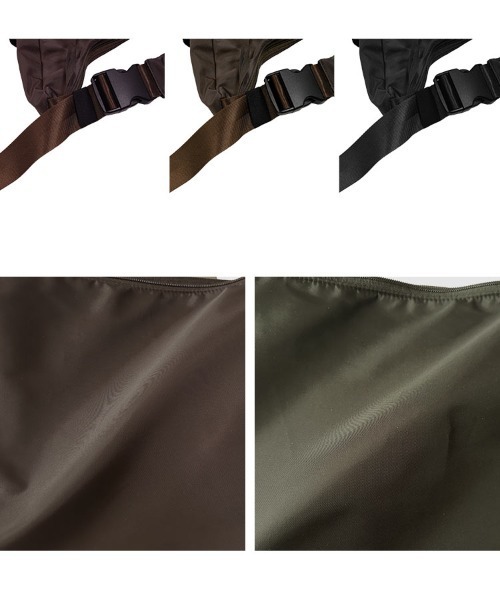 KOBE LETTUCE（コウベレタス）の「[ yuri.さんコラボ ] ナイロンショルダーバッグ（ショルダーバッグ・レディース・ブラウン/カーキブラウン/ブラック・F）」の20枚目の写真