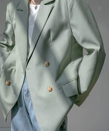 center i（センターアイ）の「ON/OFF使えるナチュラルテーラードダブルジャケット（テーラードジャケット）」