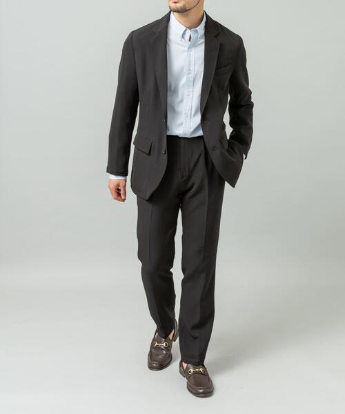 URBAN RESEARCH ROSSO MEN（アーバンリサーチロッソメン）の「『WEB限定』『イージーケア』ハイパフォーマンス快適セットアップ（セットアップ・メンズ・ブラック/チャコールグレー/ネイビー・SMALL/MEDIUM/LARGE/X-LARGE）」の2枚目の写真