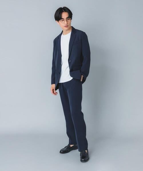 URBAN RESEARCH ROSSO MEN（アーバンリサーチロッソメン）の「『WEB限定』『イージーケア / 防シワ』ハイパフォーマンス快適セットアップ（セットアップ・メンズ・ブラック/チャコールグレー/ネイビー・SMALL/MEDIUM/LARGE/X-LARGE）」の8枚目の写真