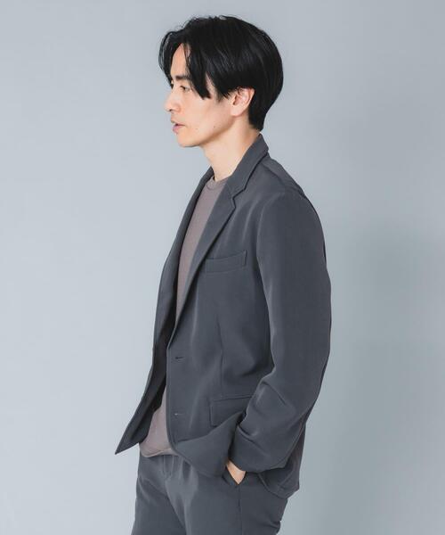URBAN RESEARCH ROSSO MEN(アーバンリサーチロッソメン)の「『WEB限定』『イージーケア』ハイパフォーマンス快適セットアップ(セットアップ・メンズ・ブラック/チャコールグレー/ネイビー・SMALL/MEDIUM/LARGE/X-LARGE)」の4枚目の写真
