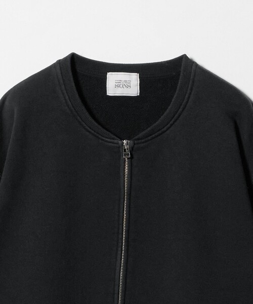 UNITED ARROWS & SONS(ユナイテッドアローズアンドサンズ)の「<UNITED ARROWS & SONS> FADE SWEAT ZIP CREW/スウェットシャツ(スウェット・メンズ・ブラック/レッド・S/L/XL/M)」の9枚目の写真