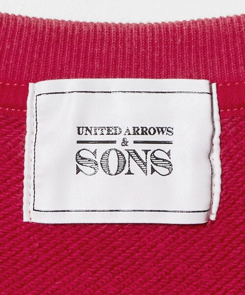 UNITED ARROWS & SONS(ユナイテッドアローズアンドサンズ)の「<UNITED ARROWS & SONS> FADE SWEAT ZIP CREW/スウェットシャツ(スウェット・メンズ・ブラック/レッド・S/L/XL/M)」の11枚目の写真