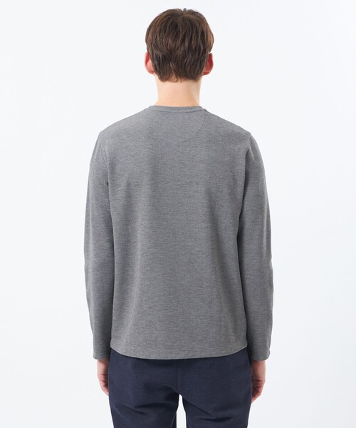 MACKINTOSH PHILOSOPHY（ﾏｯｷﾝﾄｯｼｭ ﾌｨﾛｿﾌｨｰ）の「VネックロンT ストレッチミラノリブ（Tシャツ/カットソー・メンズ・ライトブルー/ホワイト/ブラック/グレー系その他・38/40）」の11枚目の写真