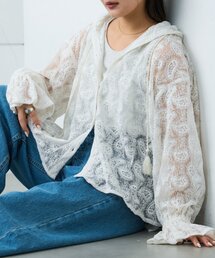 CIAOPANIC TYPY | 【india】レースシアーフードブラウス(シャツ/ブラウス)
