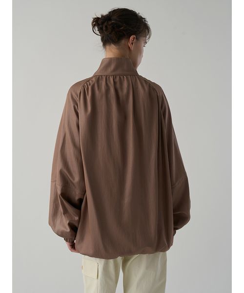 Henon.（ヘノン）の「GATHERING OVER COAT（ブルゾン・レディース・ライトブラウン/ブラック・F）」の16枚目の写真