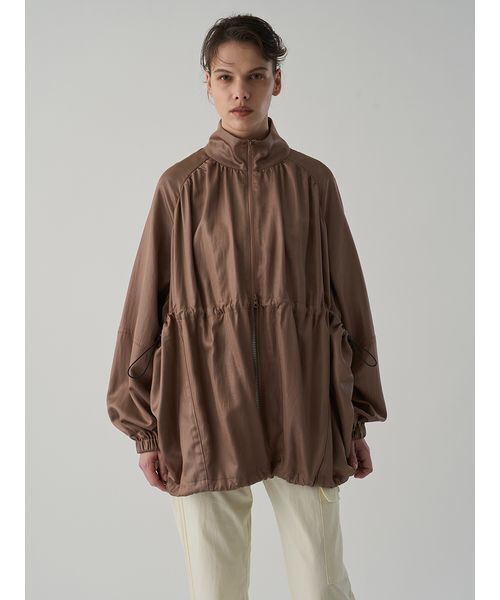 Henon.（ヘノン）の「GATHERING OVER COAT（ブルゾン・レディース・ライトブラウン/ブラック・F）」の18枚目の写真