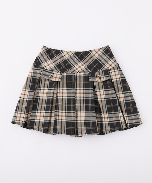 one after another NICE CLAUP(ワンアフターアナザーナイスクラップ)の「新色追加/【S/Mサイズ展開】金ボタンプリーツミニスカート(スカート・レディース・ブラック系その他/杢グレー/ベージュ系その他・SMALL/MEDIUM)」の11枚目の写真