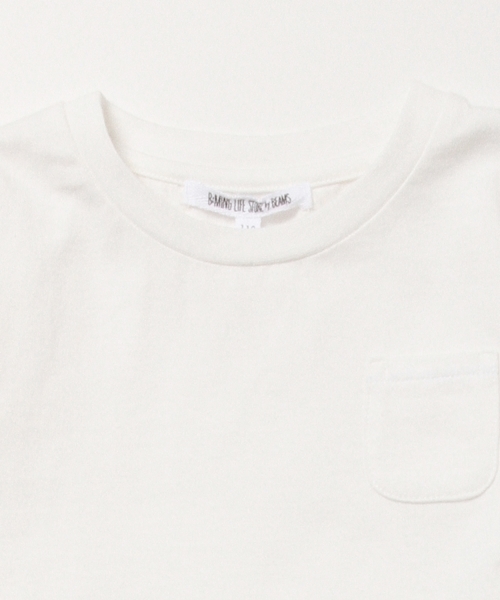 B:MING by BEAMS（ビーミングバイビームス）の「ビーミング by ビームス / カット×布帛ストライプワンピース（ワンピース・キッズ・トップグレー/ブラック/ホワイト・130/110/90/100/120/80）」の18枚目の写真