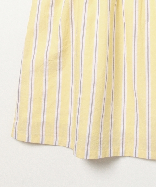 B:MING by BEAMS（ビーミングバイビームス）の「ビーミング by ビームス / カット×布帛ストライプワンピース（ワンピース・キッズ・トップグレー/ブラック/ホワイト・130/110/90/100/120/80）」の13枚目の写真