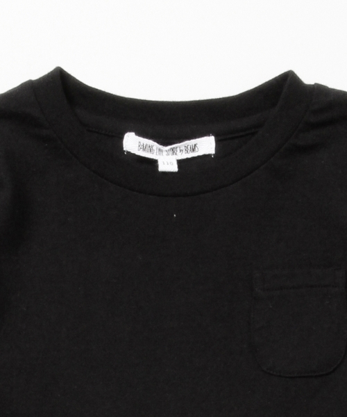 B:MING by BEAMS（ビーミングバイビームス）の「ビーミング by ビームス / カット×布帛ストライプワンピース（ワンピース・キッズ・トップグレー/ブラック/ホワイト・130/110/90/100/120/80）」の16枚目の写真