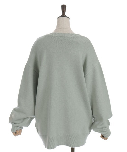 axes femme（アクシーズファム）の「薔薇×蝶刺繍ロングカーディガン（テーラードジャケット・レディース・ホワイト/モカ/グリーン・FREE）」の10枚目の写真