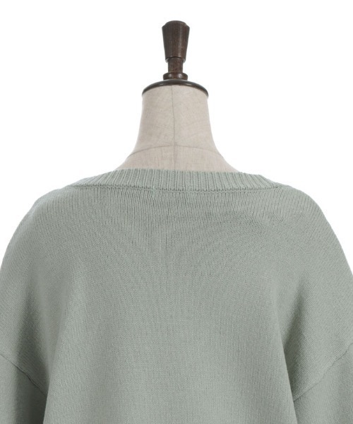 axes femme（アクシーズファム）の「薔薇×蝶刺繍ロングカーディガン（テーラードジャケット・レディース・ホワイト/モカ/グリーン・FREE）」の6枚目の写真