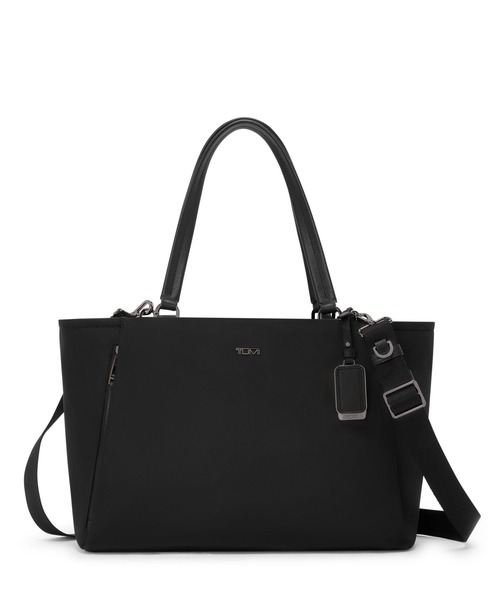 TUMI(トゥミ)の「VOYAGEUR 「ヴァレッタ」ミディアム・トート(A4/PC13インチまで対応)(トートバッグ・レディース・インディゴブルー/オートミール/ブラック×グレー・FREE)」の1枚目の写真