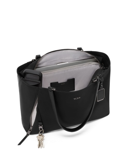 TUMI(トゥミ)の「VOYAGEUR 「ヴァレッタ」ミディアム・トート(A4/PC13インチまで対応)(トートバッグ・レディース・インディゴブルー/オートミール/ブラック×グレー・FREE)」の10枚目の写真