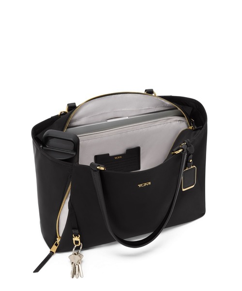 TUMI(トゥミ)の「VOYAGEUR 「ヴァレッタ」ミディアム・トート(A4/PC13インチまで対応)(トートバッグ・レディース・インディゴブルー/オートミール/ブラック×グレー・FREE)」の13枚目の写真
