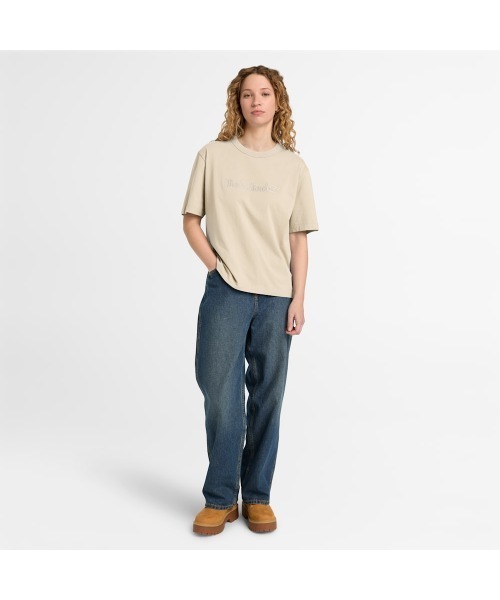 Timberland(ティンバーランド)の「半袖 Tシャツ レディース(Tシャツ/カットソー・レディース・セージグリーン・LARGE/MEDIUM/SMALL/X-SMALL)」の2枚目の写真