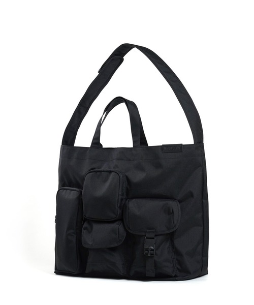 BAICYCLON by Bagjack（バイシクロン バイ バグジャック）の「【BAICYCLON】MULTI POCKETS 2WAY TOTE (LARGE) BCL-67（トートバッグ・メンズ・ブラック・FREE）」の3枚目の写真