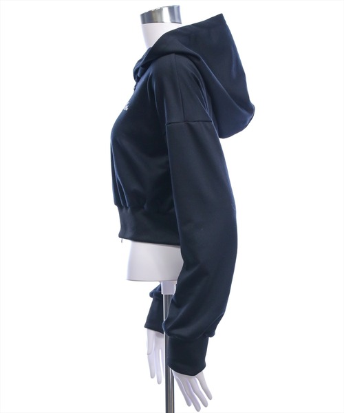 clear（クリア）の「ワンポイントラインストーンパーカー(セット可)[カジュアル 着回し抜群 大人]≪新作≫（パーカー・レディース・ブラック/グレー・F）」の14枚目の写真