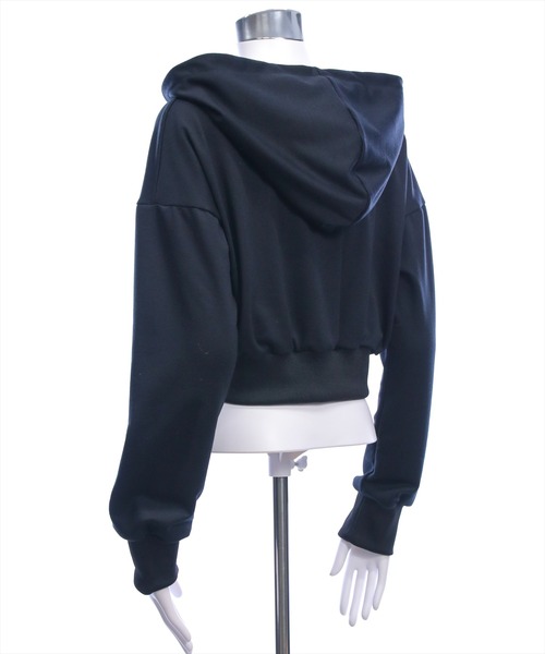 clear（クリア）の「ワンポイントラインストーンパーカー(セット可)[カジュアル 着回し抜群 大人]≪新作≫（パーカー・レディース・ブラック/グレー・F）」の15枚目の写真