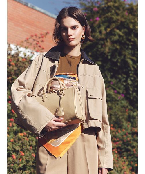 Mila Owen（ミラオーウェン）の「メッシュバレエ（バレエシューズ・レディース・アイボリー/ダークブラウン/レッド・38/37/36）」の8枚目の写真