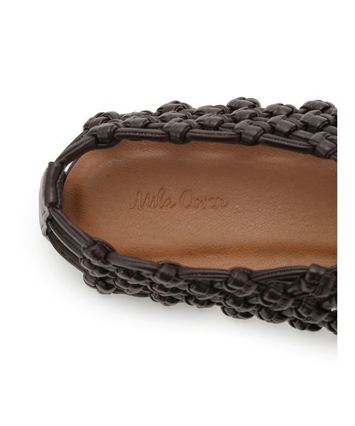 Mila Owen（ミラオーウェン）の「メッシュバレエ（バレエシューズ・レディース・アイボリー/ダークブラウン/レッド・38/37/36）」の16枚目の写真