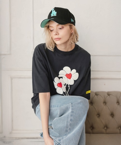STYLISE（スタイライズ）の「【MATATABI】flower TEE / ブラック [MTTB-T-006]（Tシャツ/カットソー・メンズ・ブラック・M/L）」の5枚目の写真