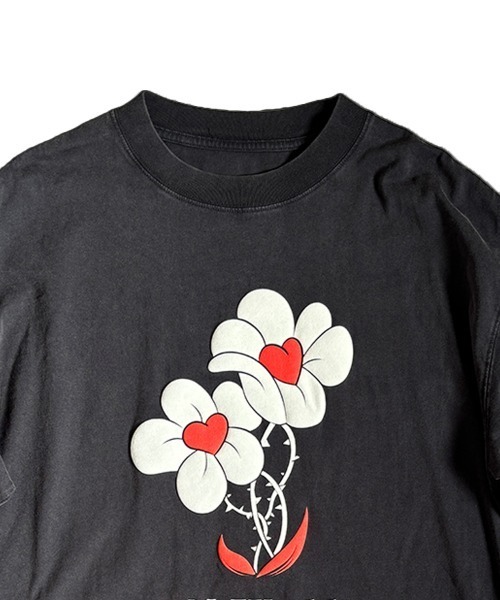 STYLISE（スタイライズ）の「【MATATABI】flower TEE / ブラック [MTTB-T-006]（Tシャツ/カットソー・メンズ・ブラック・M/L）」の8枚目の写真