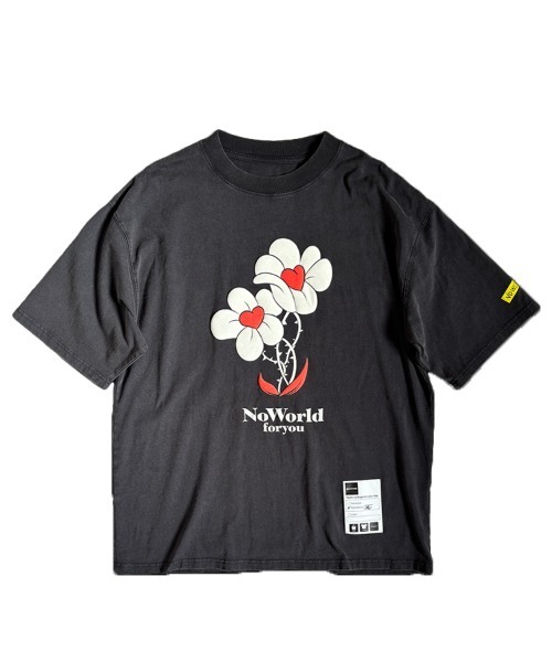 STYLISE（スタイライズ）の「【MATATABI】flower TEE / ブラック [MTTB-T-006]（Tシャツ/カットソー・メンズ・ブラック・M/L）」の12枚目の写真