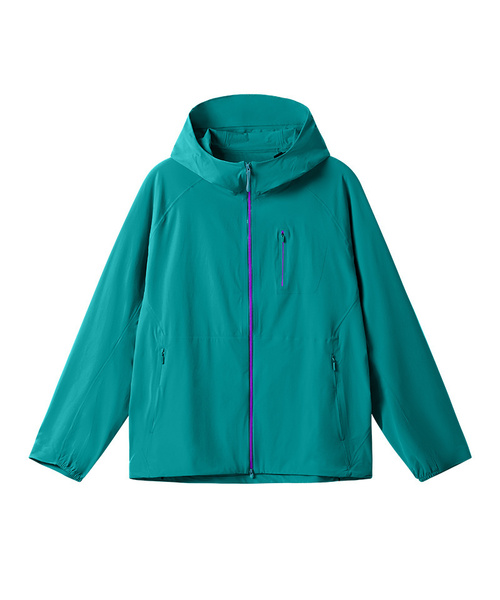 BUTTON SEOUL(ボタンソウル)の「ツーウェイジップアップストレッチウーブンウインドブレーカージャケット(4 COLORS)(ナイロンジャケット・メンズ・ブラック/ブルー/ライトグレー/イエロー・M(48)/L(50)/XL)」の3枚目の写真