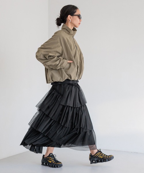 BAYFLOW(ベイフロー)の「【HEREIAM】デコラティブスカート(スカート・レディース・オフホワイト/ブラック・FREE)」の15枚目の写真