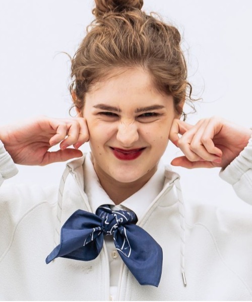 niko and...（ニコアンド）の「オリジナルアソートコットンバンダナ（ストール/ショール・レディース・ネイビー/その他2/その他1/イエロー/レッド/ホワイト・0）」の3枚目の写真