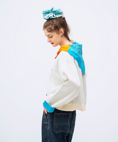 niko and...（ニコアンド）の「オリジナルアソートコットンバンダナ（ストール/ショール・レディース・ネイビー/その他2/その他1/イエロー/レッド/ホワイト・0）」の8枚目の写真